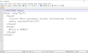 Jak zrobić stronę internetową HTML w Notepad++ - proste kroki dla każdego
