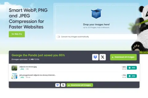 Jaka rozdzielczość zdjęć na stronę internetową, aby uniknąć problemów?
